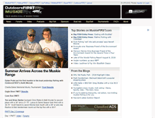 Tablet Screenshot of muskie4.outdoorsfirst.com