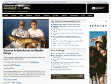 Tablet Screenshot of muskie3.outdoorsfirst.com